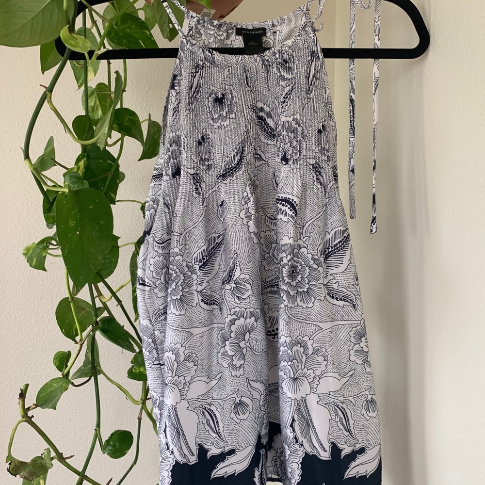 Ann Taylor high neck tank top
